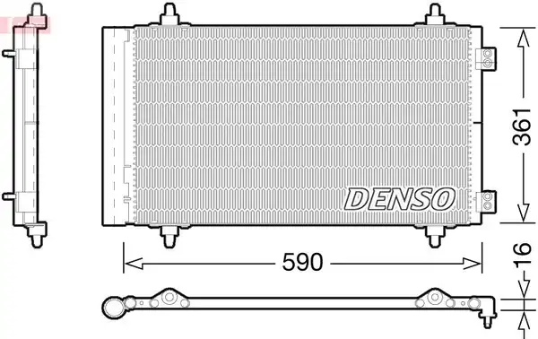 Denso Dcn21018 Klima Radyatörü Fiat Scudo 1 6 2 0 D Mjt 07 Peugeot 807 2 0 Hdi 06 Expert 2 0 Hdi 06 Jumpy 2 0