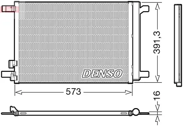 Denso Dcn32066 VW Audi Klima Radyatörü Golf7 Leon 1 2 TSI 1 6 TDI 5q0816411aa