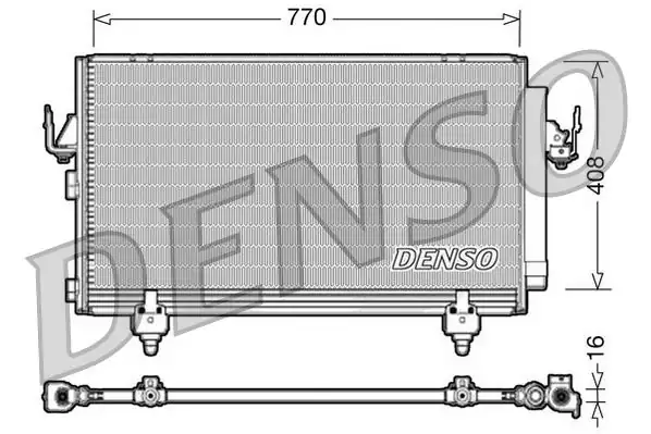Denso Dcn50031 Klima Radyatörü Toyota Rav4 00 05 770x408x16