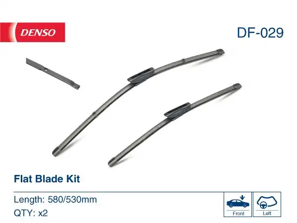 Denso Df 029 Silecek Seti 580 530mm Renault Kangoo 09