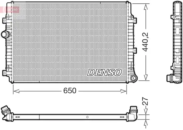 Denso Drm32059 Su Radyatörü VW Caddy 16 Passat 13