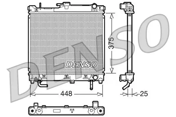 Denso Drm47003 Motor Su Radyatörü Suzuki Jımny 01 Otomatik 375 457 27 1572724