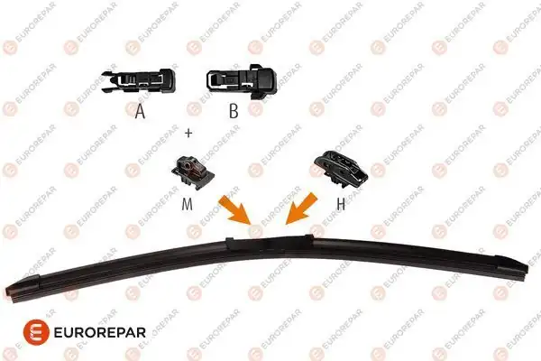 EUROREPAR 1635455180 | Psa / Erp Düz Cam Silecek Süpürgesi Sağ 700mm Astra 307 407