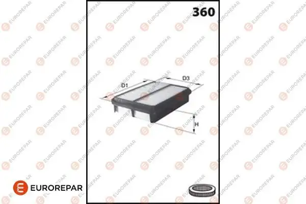 Eurorepar 1682257780 Hava Filtresi Jazz GK Hrv Ru 1 5 16 1 3 1 5 16 1526142
