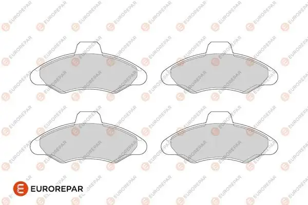 Eurorepar 1686279080 Ön Fren Balatası Ford Escort 95 01 130 8 mm