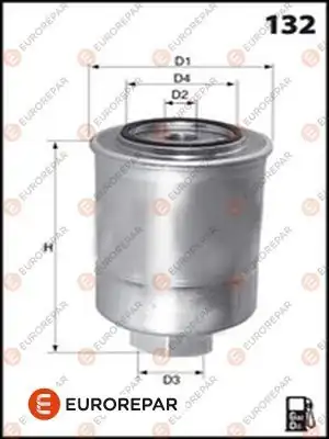 EUROREPAR E148111 | Psa / Erp Mazot Filtresi