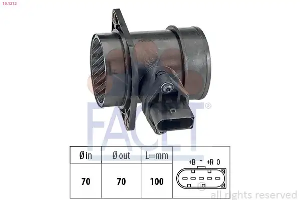 FACET 10-1212 | Hava Debimetresi Passat Superb A6 A6q 1 8t AWT Awm 00 05