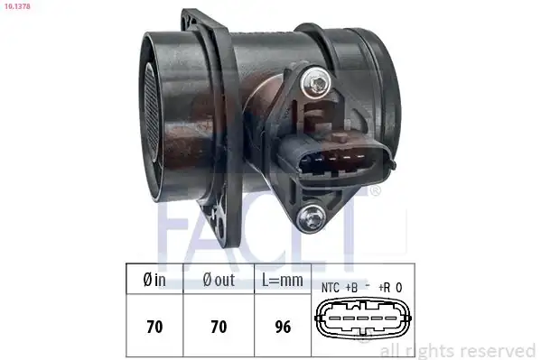 FACET 10.1378 | Hava Debimetresi Hyundai Matrix 06-08 Kia Cerato 04-06