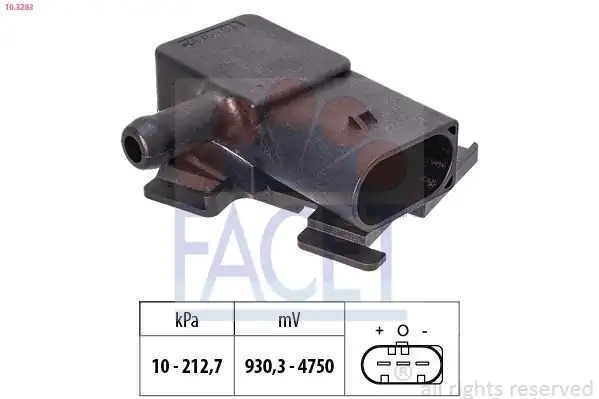 FACET 10-3283 | Sensör Eksoz Gaz Basınç M 47 N N 47 M 57 N