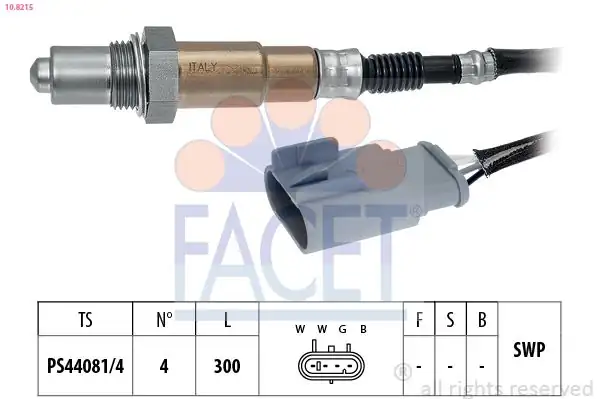FACET 10.8215 | Oksijen Sensörü Ford Ka 1.2 Lancıa Ypsılon 1.2