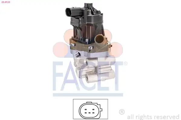 FACET 23-0123 | Egr Valfi Iveco Daily V 35s14 16 F1a E6