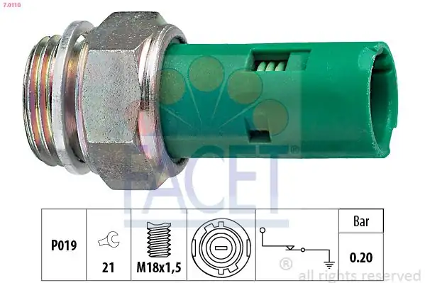FACET 7-0110 | Yağ Müşürü R21laguna İ Megane İ Clio 1 8 1 9 2 0