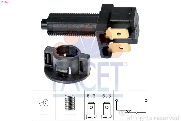 FACET 7-1041 | Fren Pedal Şalteri V Class 638 2 97 03 Vito 638 97 03