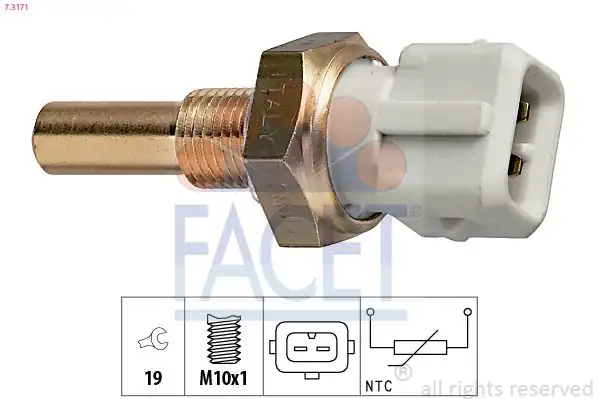 FACET 7-3171 | Hararet Müşürü Caddy II 83 92 Jetta 86 92 Passat 82 97 A6 95 97