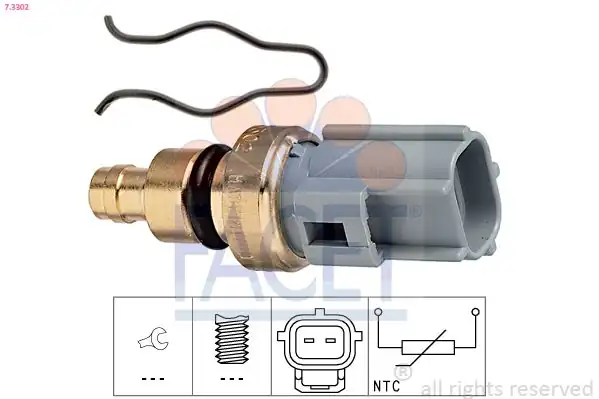 FACET 7-3302 | Hararet Müşürü Fiesta Van Focus İ 98 04 Fusion 02 12 1 6 16v