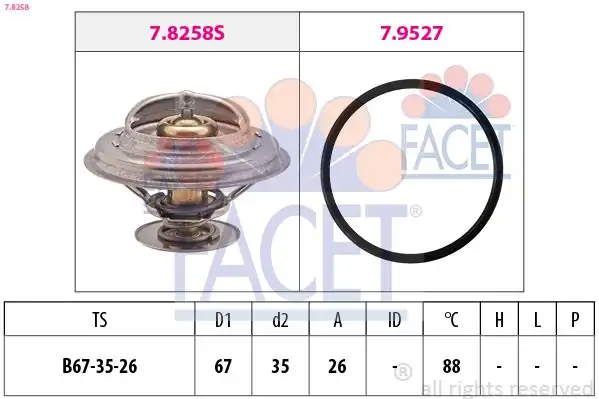 FACET 7-8258 | Termostat M 40 M 42 88 Lik
