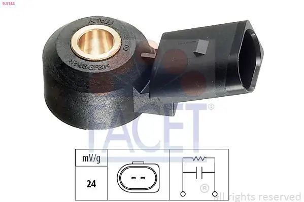 FACET 9.3144 |  / Vuruntu Sensörü VW Golf Jetta Passat Crf