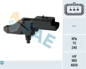 FAE 15046 | Map Sensörü 206 207 307 308 Partner Berlingo Expert Jumpy 1.6-2.0 HDI