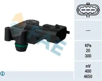 FAE 15129 | Manifold Sensörü Freelander 2 2.0 Si4 Ford Fiesta VI 1.0 Ecoboost B Max C Max II Custom V362 Boxer Transit Puma 2.2 HDI