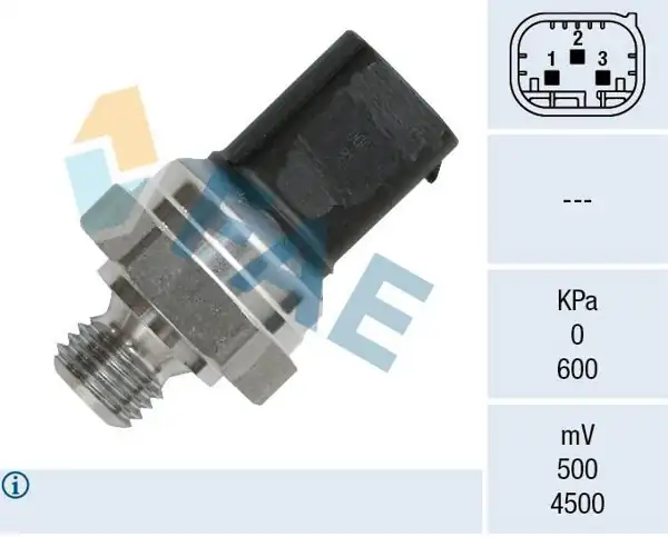 FAE 16155 | Basınç Sensörü Egzoz 09-A-Seri (W176) B-Seri (W246) C-Seri (W204-S204)