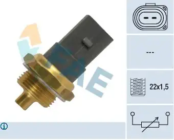 FAE 33786 | Sıcaklık Sensörü Polo A1 1 0 1 4 TSI Chzb Chzc CZEA 10