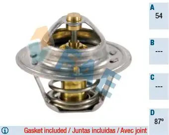 FAE 5204787 | Termostat 88 Derece Accent 1 3 1 5 1 6 Benzinli 2000 2005 Getz 1 3 1 4 Benzinli 2002 Micra 1992