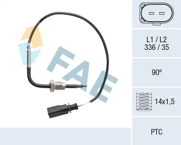 FAE 68097 | Egsoz Sıcaklık Sensörü Q7 Touareg A6 3 0 TDI
