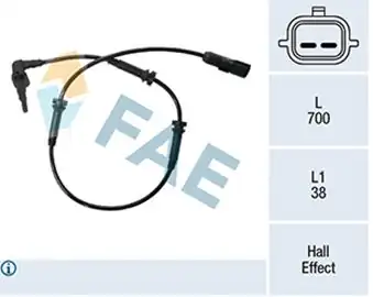 FAE 78503 | Yağ Basınç Müşürü Clio II IV Kangoo Thalia Symbol Sandero 1 2 1 4 98 1663185