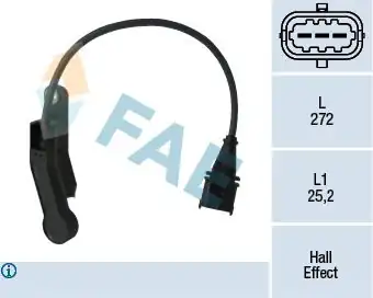 FAE 79138 | Eksantrik Devir Sensörü Opel Astra G Vectra B/C Corsa C Meriva A Signum Tigra B Z18XE