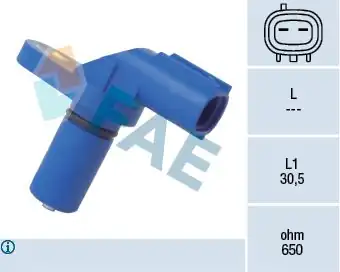 FAE 79255 | Şanzıman Devir Sensörü Opel Agila B Otomatik