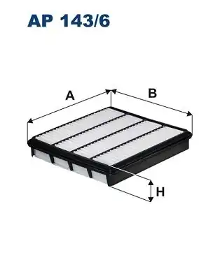 Filtron AP 143 6 Hava Filtresi Toyota Land Cruiser 200 J20 4 5 D 4d TD 07