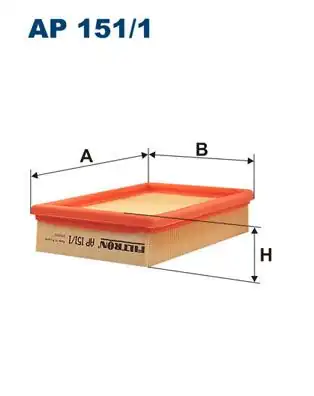 FILTRON AP151-1 | Hava Filtresi Courier Fiesta III 1 8 D 89 02 1553844