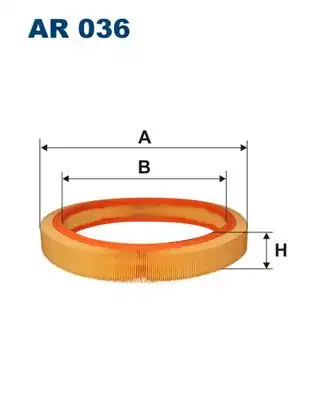 FILTRON AR036 | Hava Filtresi Mercedes 190 W201 C124 S124 W124 M102 1985 1993