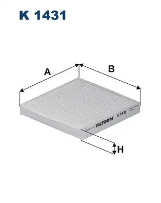FILTRON K1431 | Kabin Filtresi Jeep Wrangler Bm 07 -