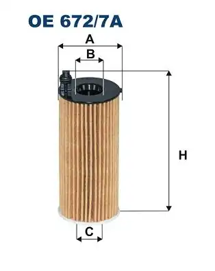 FILTRON OE672-7A | Yağ Filtresi Bmw B37 B38 B46 B47 B48 F10 F20 F30 G20 G30 G11 X3 X4 X5 Z4