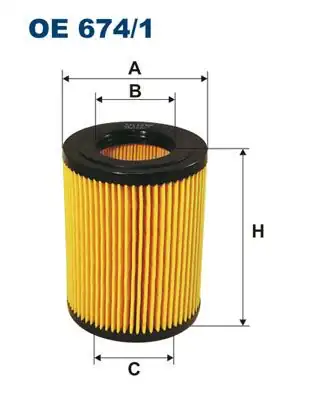 FILTRON OE674-1 | Yağ Filtresi Hyundai Accent Admıre Getz Matrix 1 5 CRDI 02 06