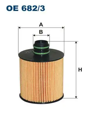 FILTRON OE682/3 | Yağ Filtresi Giulietta/MiTo/Doblo II/Bravo/Freemont/Punto Evo/Ducato/Egea/Combo D 1.6-2.0 MJT