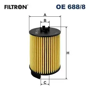 FILTRON OE688-8 | Yağ Filtresi VW Passat 15 Skoda Superb 15 Octavia 20 Audi A4 A5 A6 A7 Q5