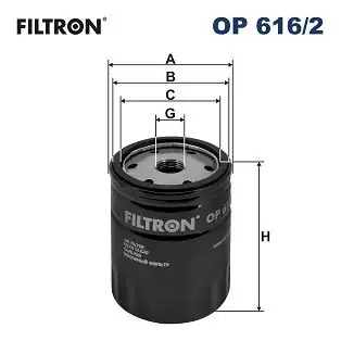 FILTRON OP616-2 | Yağ Filtresi Arosa 1 0 Fabia İ 1 0 1 4 Octavia İ 1 4 Lupo 1 0