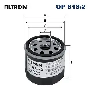FILTRON OP618-2 | Yağ Filtresi Toyota Yaris 1.5 Cross 2020-> Rav4 2.5 Hybrıd 2018-> Corolla 2.0 Hybrıd 2020-> Chr 2.0 H