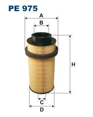 FILTRON PE975 | Yakıt Filtresi Daf Cf75 Cf85 Xf95 Pe265c Xe315c