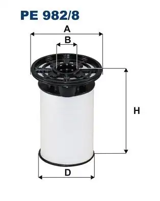FILTRON PE982-8 | Mazot Filtresi Fiat Ducato IV/250_ 2.3 Multijet 14-19