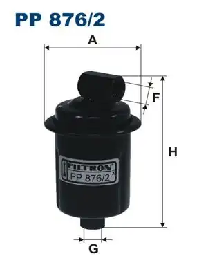 FILTRON PP876-2 | Filtre Benzin Hyundai Atos Amica Santro 03