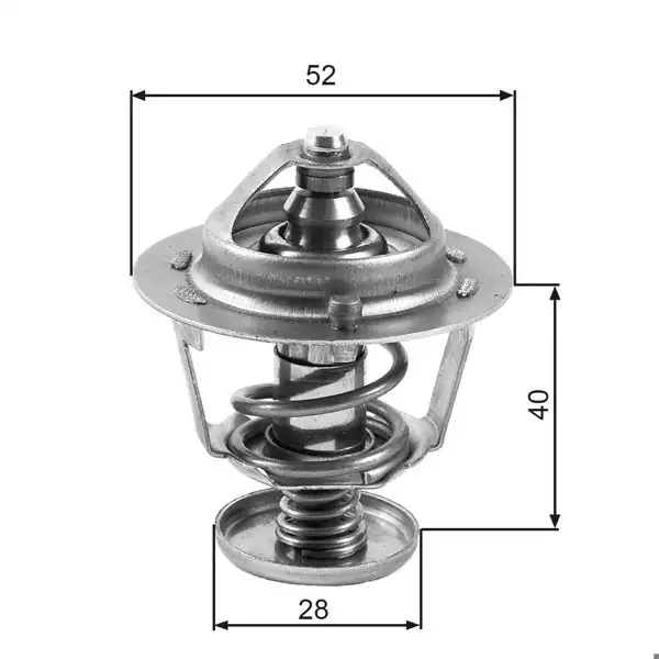 GATES TH24782G1 | Termostat Ford Ranger 2.5D 2.5 TD 98>12 Mazda B2500 98> 82C