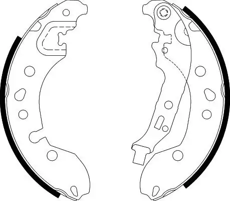 HELLA PAGID 8DB355022-181 | Arka Fren Balatası Fortwo
