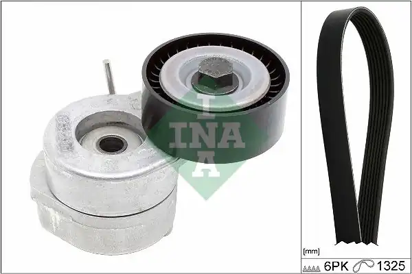 INA 529028510 | Alternatör Gergi Kiti Fiorino Linea Punto Punto Evo 1,3 D Multijet Opel Agila 1,3 CDTI (Klimalı)