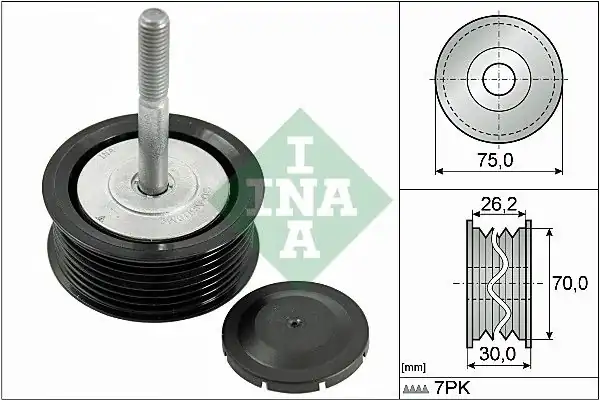 İna 532079210 V Kayış Gergi Bilyası Porsche Cayenne 9pa Turbo S 4 8 07 10 Panamera 970 4 8 S 09 13