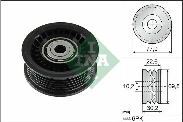 İna 532107510 V Kayış Gergi Rulmanı Renault Megane IV Talisman Kadjar Austral 1 3 Tce H5h