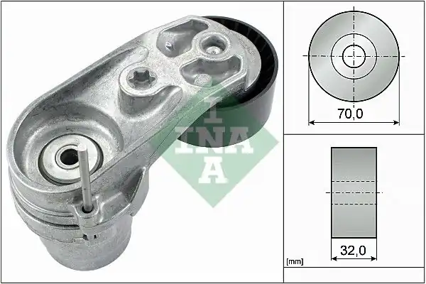 İna 534043310 Kayış Gergi Rulmanı Kütüklü Bmw F20 F21 F22 F30 F32 F10 F25 F26 F15 E70 F16 X Drive