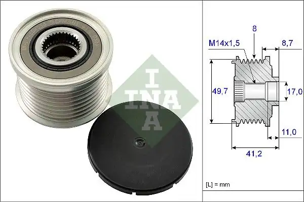 INA 535014110 | Alternatör Gergi Rulmanı Cheroke 2,7 Crd 3,1 TD 3,0 Crd